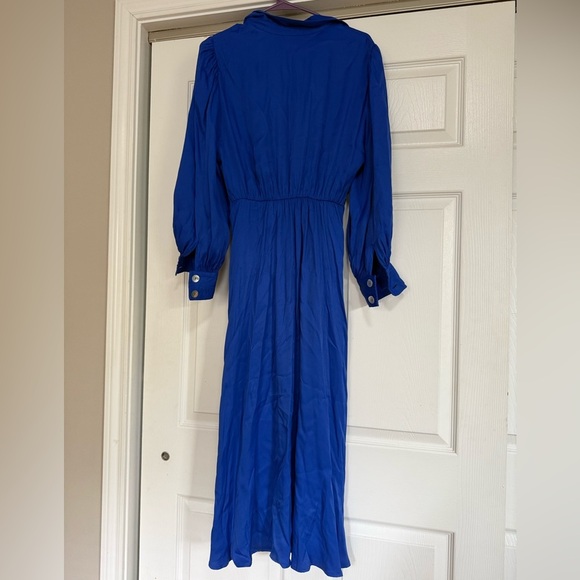 FARM Rio Blue Longsleeve Beaded Dress - Picture 2 of 4